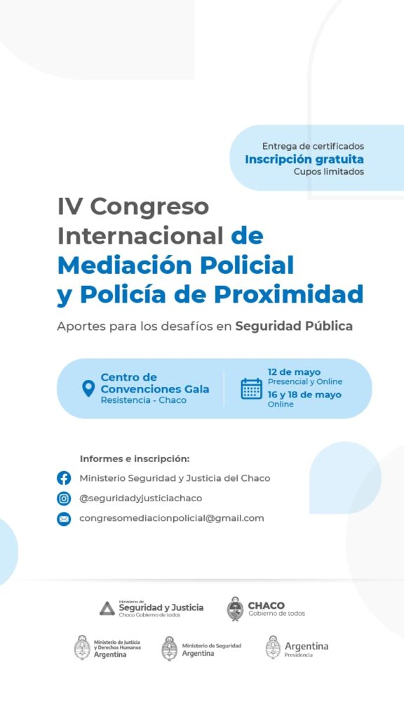 IV CONGRESO INTERNACIONAL DE MEDIACI N POLICIAL Y POLIC A DE